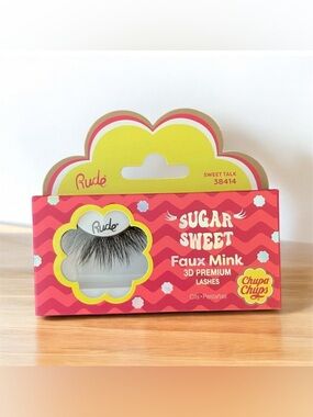 NEW RUDE Chupa Chups Sugar Sweet Faux Mink 3D Premium Lashes #38414 Sweet Talk
